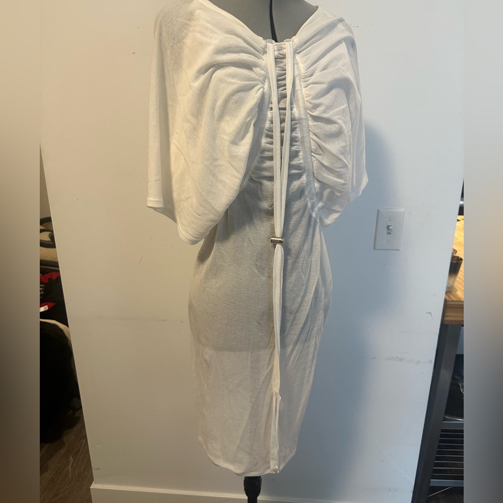 Sheer white sundress